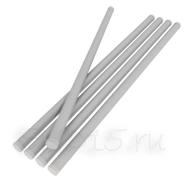 Жердь конкурная алюминиевая d100, 3м (без покраски)