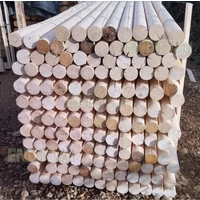 Оцилиндрованное бревно диаметр 80мм, 3м