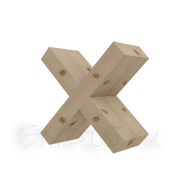 Кликните для увеличения изображения Крестовина для кавалетти (без покраски)